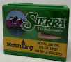 Sierra 30 Cal/7.62mm (.308 Dia) Reloading Bullets Matchking SRAA2275 175 Grain Hollow Point Boat Tail 100 Pieces