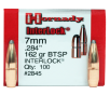 Hornady 7mm (.284 Dia) Reloading Bullets H2845 162 Grain Interlock Boat Tail Soft Point 100 Pieces