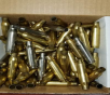 7mm-08 Once Fired Nickel Plated Brass Casings Raw Not Washed 100 pieces