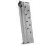 Mecgar Magazine, 38 Super, 9 Rounds, Fits 1911, Nickel Finish