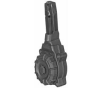 ProMag Drum Magazine, 9mm, 30 Rounds, Fits Sig P365, Polymer, Black