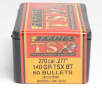 Barnes .277 Diameter 140 Grain Solid Hollow Point TSX 50 Count Bullets
