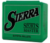 Sierra .355 Diameter 125 Grain Jacketed Hollow Point Sports Master 100 Count Bullets