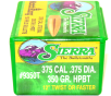 Sierra .375 Diameter 350 Grain Boat Tail Hollow Point MatchKing Bullets (38-55 WCF)