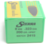 Sierra .323 Diameter 200 Grain Hollow Point Boat Tail MatchKing 100 Count Bullets