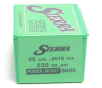 Sierra .451 Diameter 230 Grain Jacketed Hollow Point Tournament Master 100 Count Bullets
