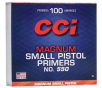 CCI Small Pistol Magnum Primers #550 Box of 1000
