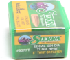 Sierra .224 Diameter 77 Grain Boat Tail Hollow Point MatchKing Bullets