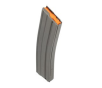DURAMAG Aluminum 5.56 AR-15 Magazine - Gray/Orange - 30 Round