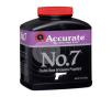 Accurate NO.7 Pistol Smokeless Powder - 1lb Can