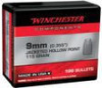 Winchester Handgun Bullets 9mm Luger .355" 115 gr JHP 100/ct