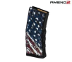 Amend2 Mod-3 AR-15 .223/5.56 30 Round American Flag Magazine
