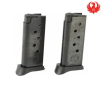 Ruger LCP .380 ACP 6 Round Magazine with Finger Rest (2 Pack)