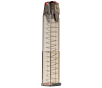Glock 17 15 Round 9mm Magazine - Clear