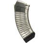 AK-47 Standard 30 Round 7.62 x 39mm Magazine - Clear/Black