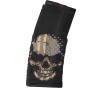 Lasered AR-15 Skull With Flag 30 Round 223 Remington/5.56 NATO Magazine - Black
