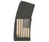 AR-15 30 Round American Flag Engraved Magazine - Black