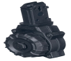 CZ Scorpion 30 Round 9mm Drum Magazine - Black