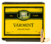 Varmint Jacketed Hollow Point 75 gr 6mm Reloading Bullets - 100 Round Box